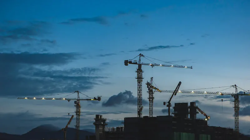 BuildZet construction ERP dashboard interface